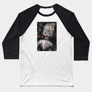 Grungy Goth Doll Baseball T-Shirt